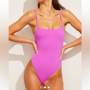 Negative Underwear Swim Straight Neck One-Piece